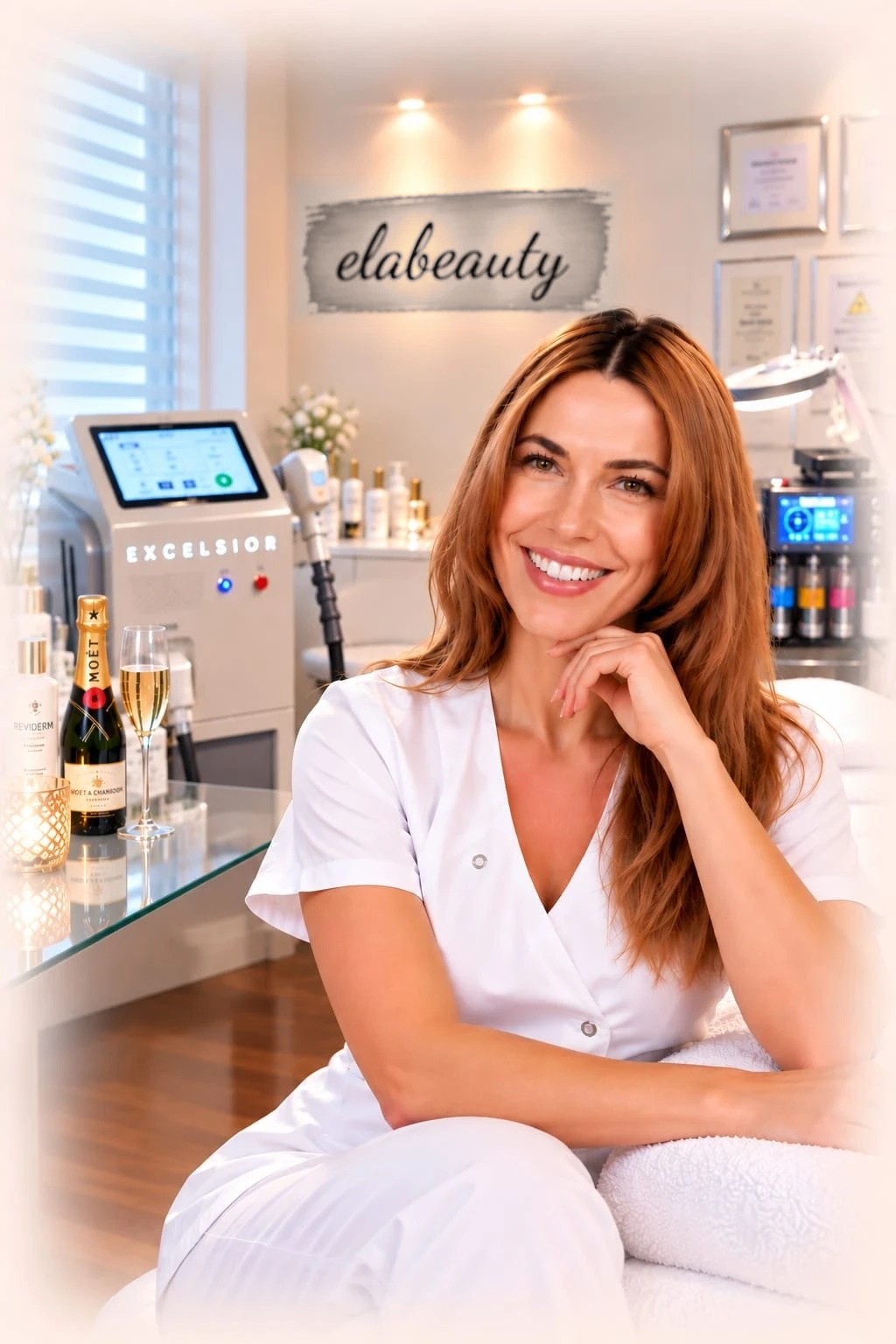 Marela, Inhaberin von elabeauty, im Kosmetikstudio